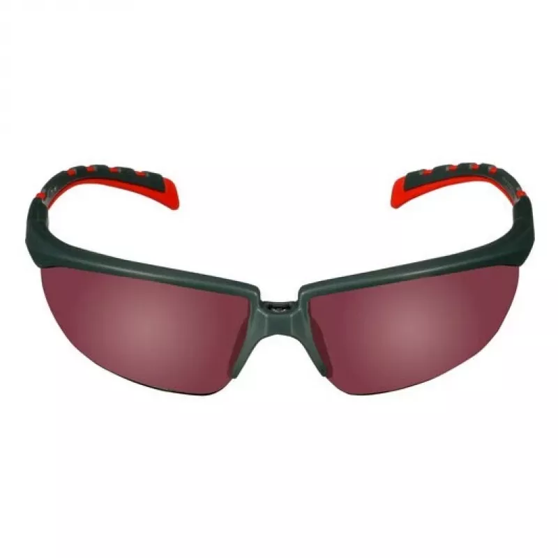 3M S2024AS-RED occhiali di sicurezza occhiali protettivi plastica grigio, rosso