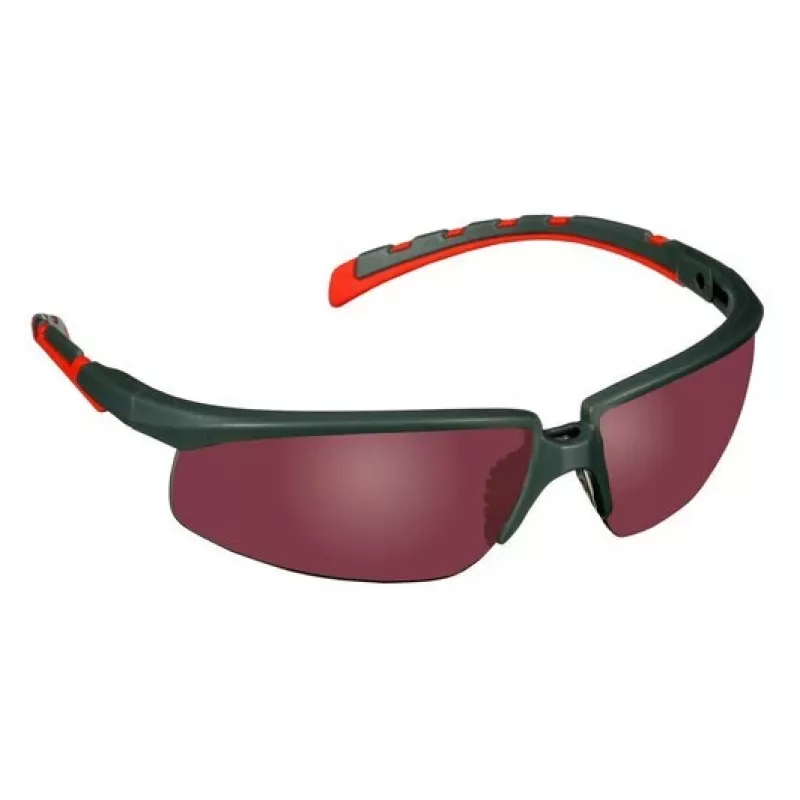 3M S2024AS-RED occhiali di sicurezza occhiali protettivi plastica grigio, rosso