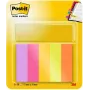 Post-it® Segnalibri adesivi, Rettangolare, Verde/Arancione/Rosa/Viola/Giallo, 50 fogli, autoadesivi