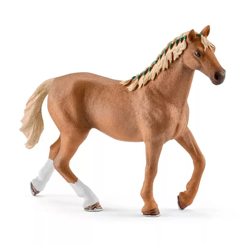 schleich HORSE CLUB Purosangue inglese con coperta, Scuderia, Cavalli, 5 anni, Multicolore, Plastica