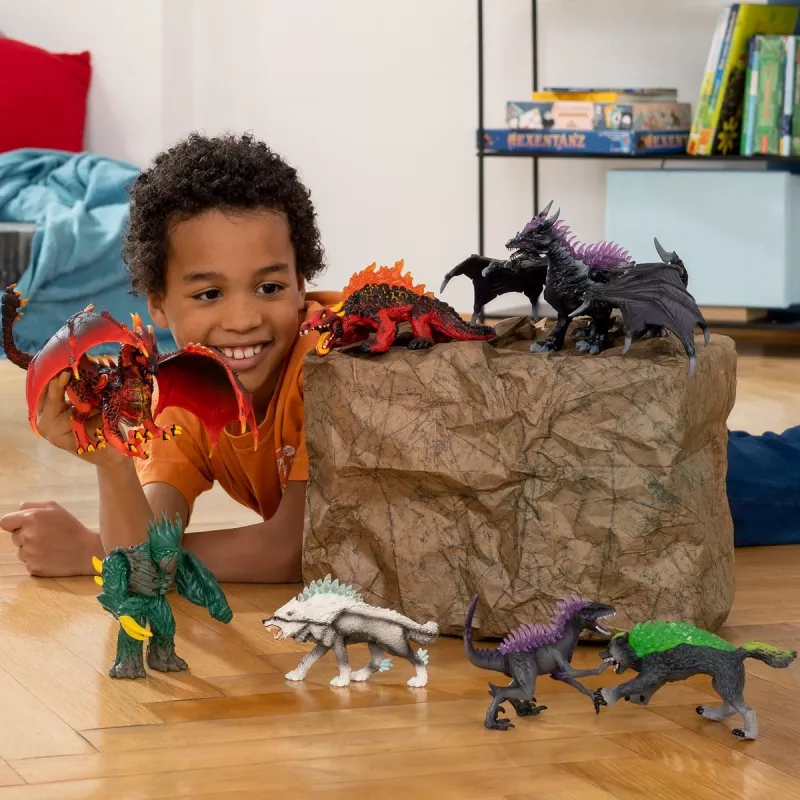 schleich ELDRADOR CREATURES Lupo delle nevi, 7 anni, Mondo di ghiaccio, Mostri e draghi, Multicolore, Plastica, 1 pz.