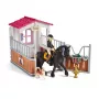 schleich HORSE CLUB Box per cavalli con Tori e Princess, Scuderia, Cavalli, 5 anni, Multicolore, Plastica