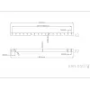 Multibrackets M Tubo di prolunga Supporto a soffitto Nero 3000mm