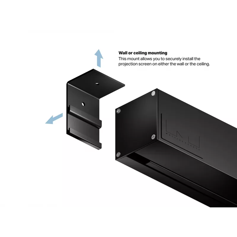 Multibrackets M Schermo di proiezione motorizzato 16:9 300x168, 135 pollici Black Edition