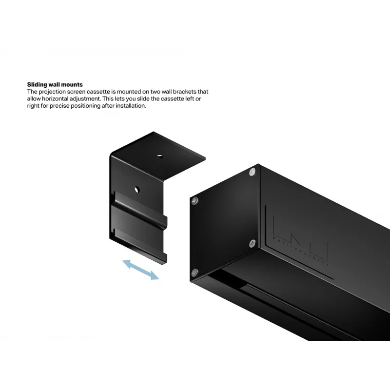 Multibrackets M Schermo di proiezione motorizzato 16:9 300x168, 135 pollici Black Edition