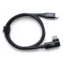 Ochno cavo USB-C a USB-C angolato, 0,7 m, nero