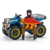 set di gioco Schleich Dinosaurs quad in fuga dal Velociraptor