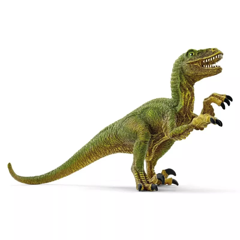set di gioco Schleich Dinosaurs quad in fuga dal Velociraptor