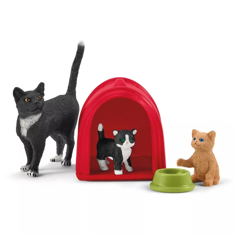 set di gioco Schleich FARM WORLD divertimento con i gattini