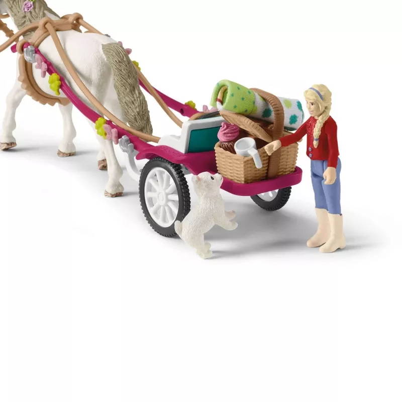 fattoria Schleich HORSE CLUB piccola carrozza per il grande spettacolo equestre