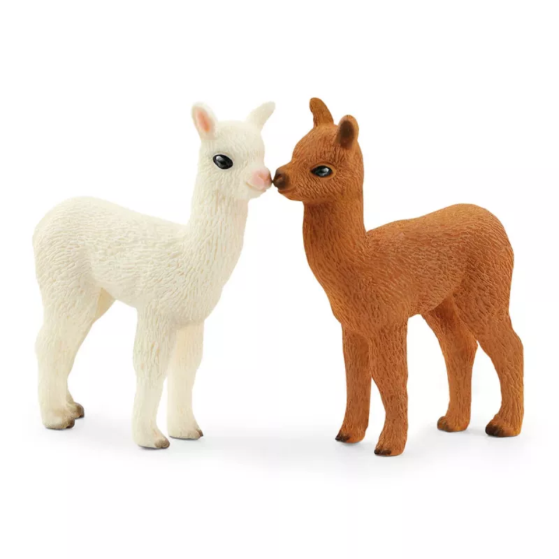 schleich WILD LIFE set alpaca, 3 anni, Wild Life, marrone, verde, bianco, 3 pz.