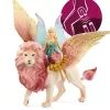 figura Schleich BAYALA fata in volo su leone alato