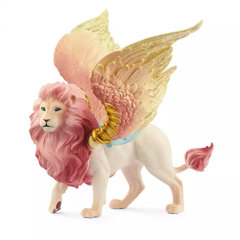figura Schleich BAYALA fata in volo su leone alato