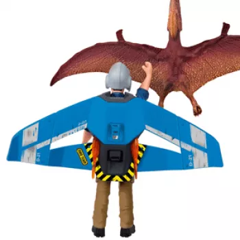 Schleich Dinosaurier set di gioco Jetpack Chase