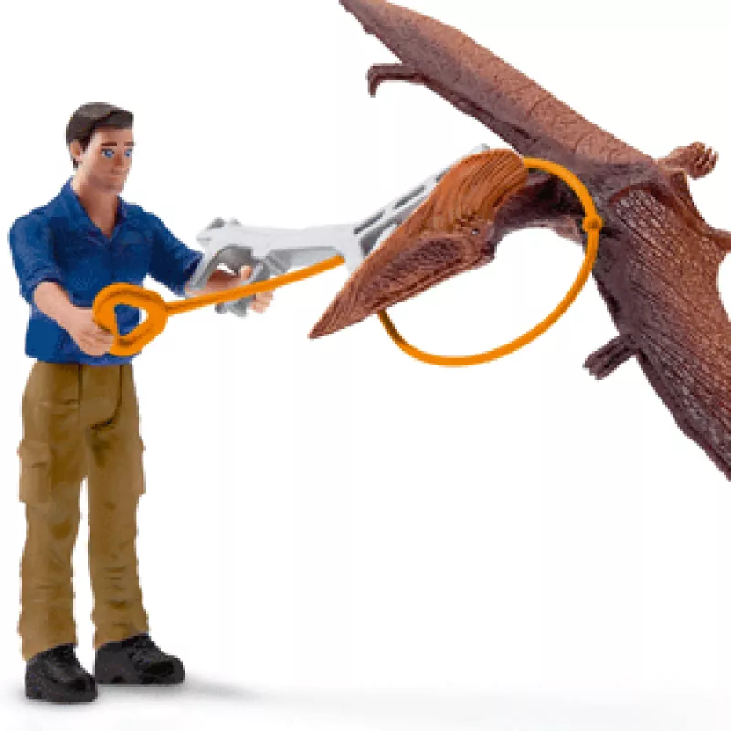 Schleich Dinosaurier set di gioco Jetpack Chase