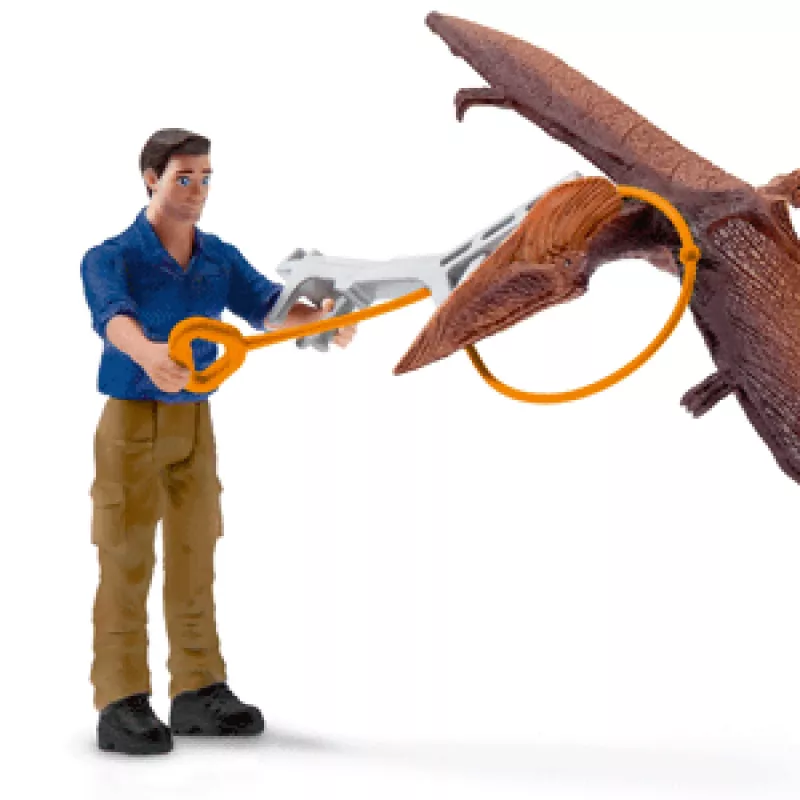 Schleich Dinosaurier set di gioco Jetpack Chase