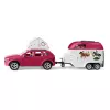 azione/avventura Schleich HORSE CLUB avventure a cavallo con auto e rimorchio