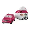 azione/avventura Schleich HORSE CLUB avventure a cavallo con auto e rimorchio
