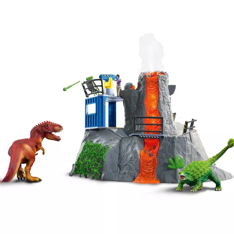 animale Schleich Dinosaurs Volcano Expedition Base Camp multicolore 42564