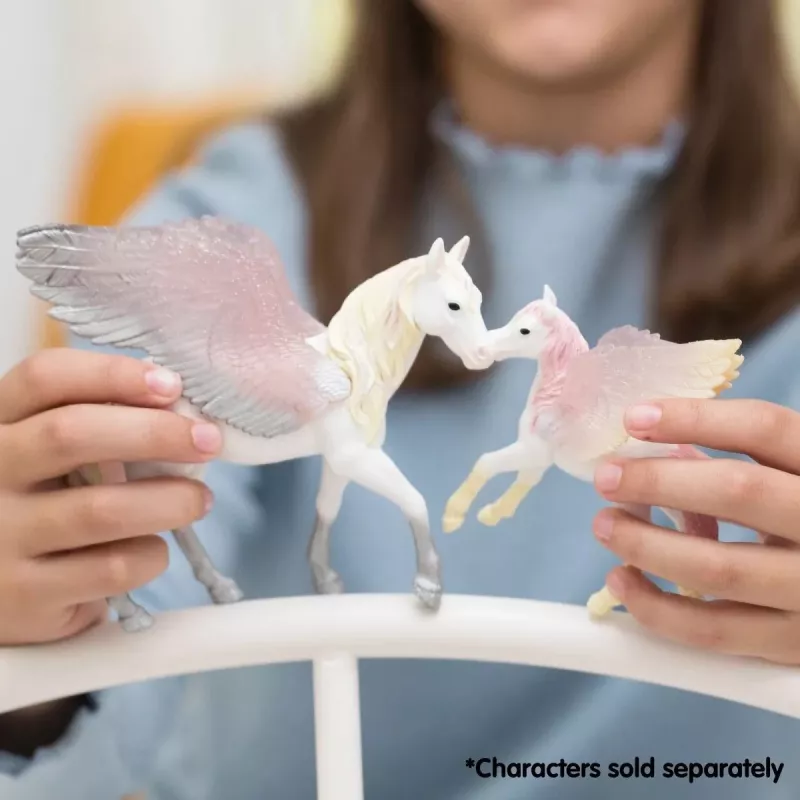 schleich BAYALA pegaso dell'alba, 5 anni, unicorno / pegaso, unicorni e fate, multicolore, plastica
