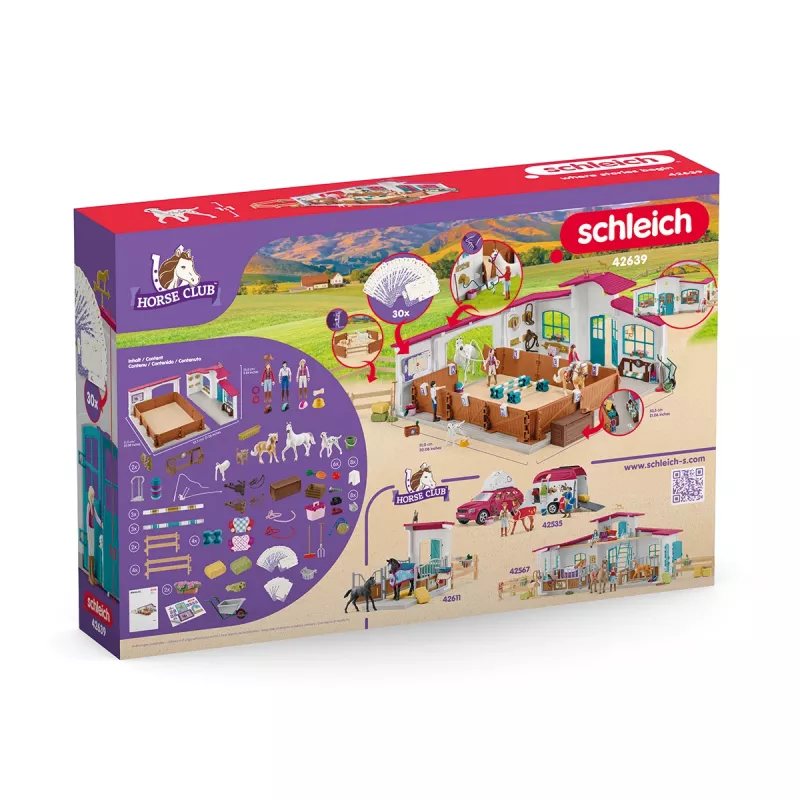 schleich maneggio Peppertree, azione/avventura, torneo equestre, cavalli, 5 anni, multicolore, plastica