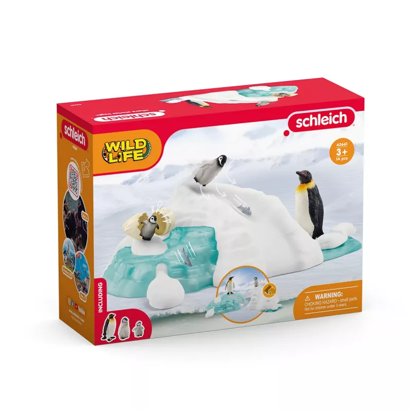 Schleich Penguin Family Fun figura giocattolo multicolore 42661