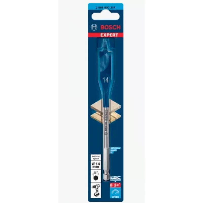 Punta piatta Bosch SELFCUT 17 x 152 mm (2608900316) per foratura legno