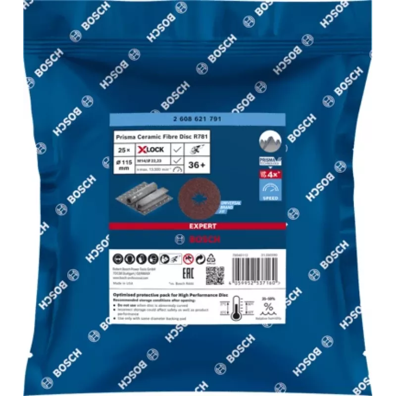 Bosch 2 608 621 791 accessorio per smerigliatrice angolare disco abrasivo