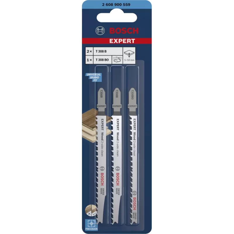 Bosch 2 608 900 559 lama per seghetto alternativo/sabre/multiuso – lama per seghetto alternativo 3 pezzi