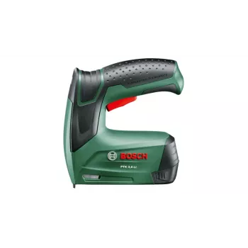 Cucitrice Bosch PTK 3,6 LI Office Set — senza fili, Li-Ion 1,5 Ah, lunghezza punti 4 mm–10 mm, larghezza 50 mm