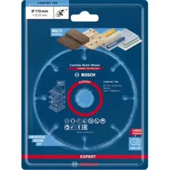 Bosch 2 608 901 188 utensile rotante accessorio levigatura/abrasivo disco da taglio per plastica, legno