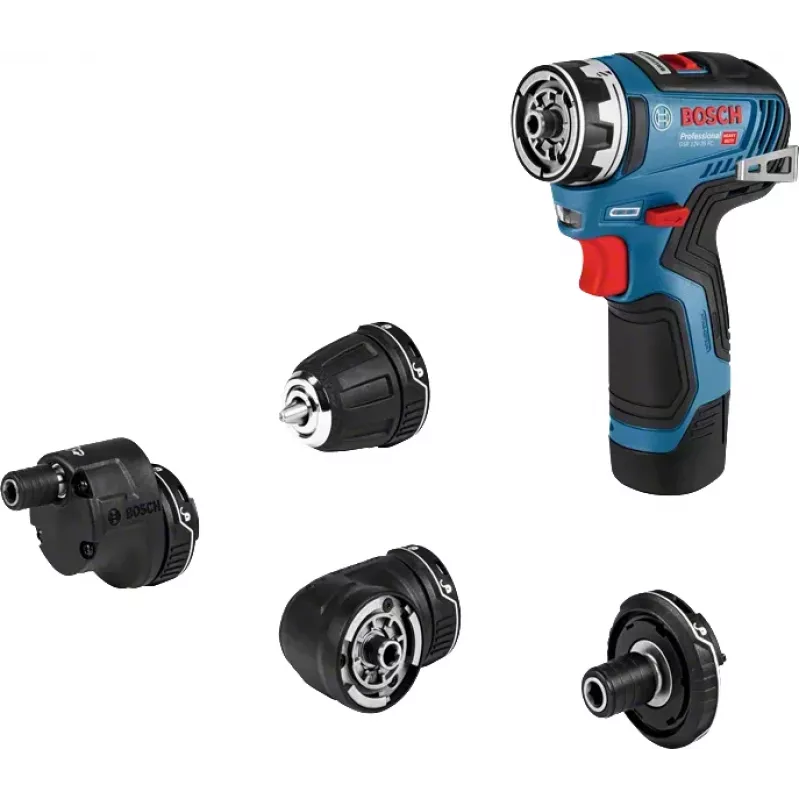 Bosch GSR 12V-35 FC 1750 U/min nero, blu