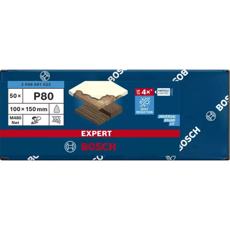 Rete abrasiva Bosch Expert M480 50 pz.