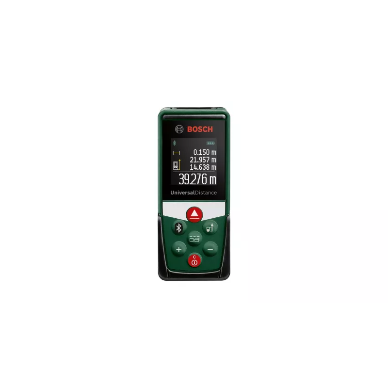Distanziometro laser Bosch UniversalDistance 40C — portata 40 m, precisione 1 mm