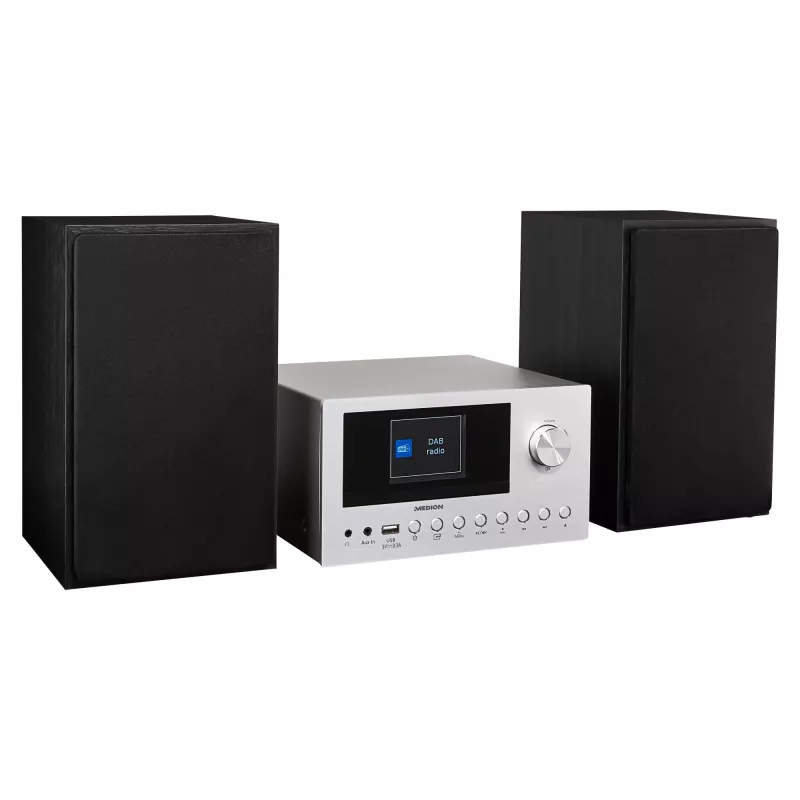 MEDION LIFE P85003 micro impianto audio per la casa 30 W nero, argento
