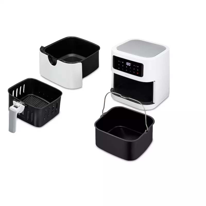 MEDION LIFE E40 XL Single 5,2 l friggitrice ad aria a base bianca