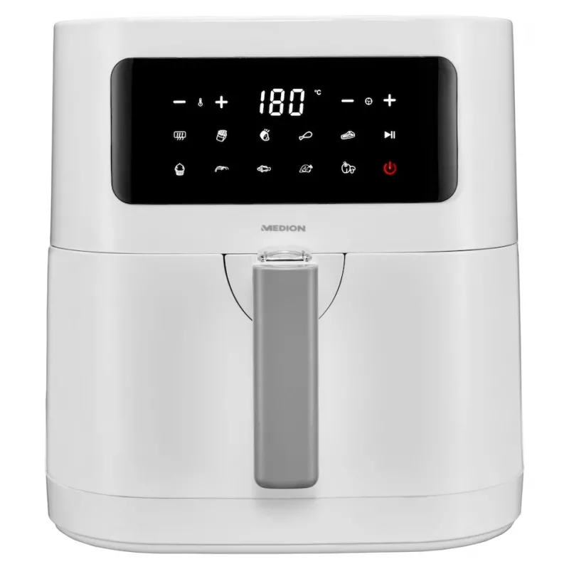 MEDION LIFE E40 XL Single 5,2 l friggitrice ad aria a base bianca