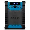 Radio digitale portatile MEDION LIFE E65895 (MD 43895) — sintonizzatore PLL, 10 W RMS, LCD, Bluetooth 10 m, IP54, antenna esterna, nero/blu