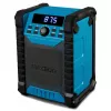 Radio digitale portatile MEDION LIFE E65895 (MD 43895) — sintonizzatore PLL, 10 W RMS, LCD, Bluetooth 10 m, IP54, antenna esterna, nero/blu