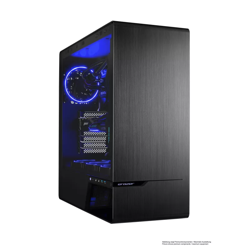 ERAZER Enforcer X10 Intel® Core™ i7 i7-14700KF 32 GB DDR5-SDRAM 1 TB SSD NVIDIA GeForce RTX 4070 Ti Super Windows 11 Home PC desktop nero