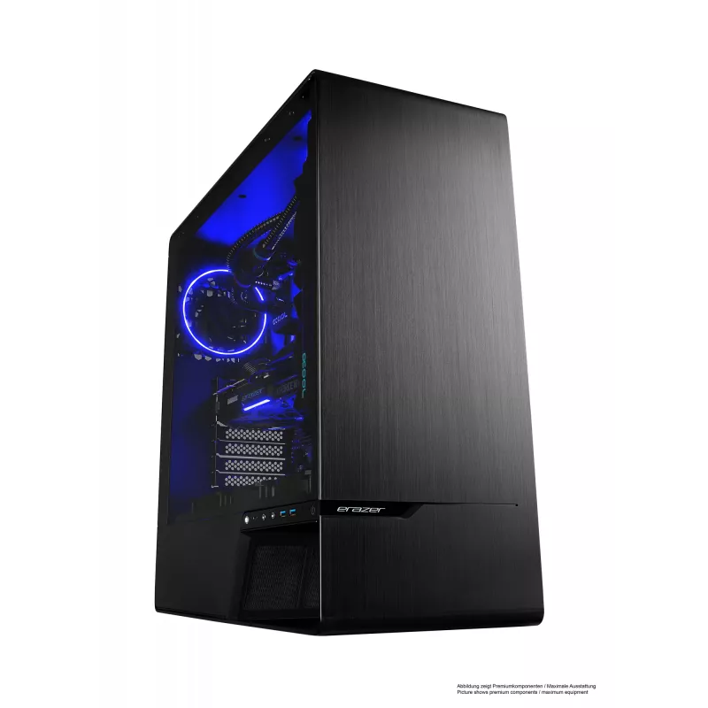 ERAZER Enforcer X10 Intel® Core™ i7 i7-14700KF 32 GB DDR5-SDRAM 1 TB SSD NVIDIA GeForce RTX 4070 Ti Super Windows 11 Home PC desktop nero