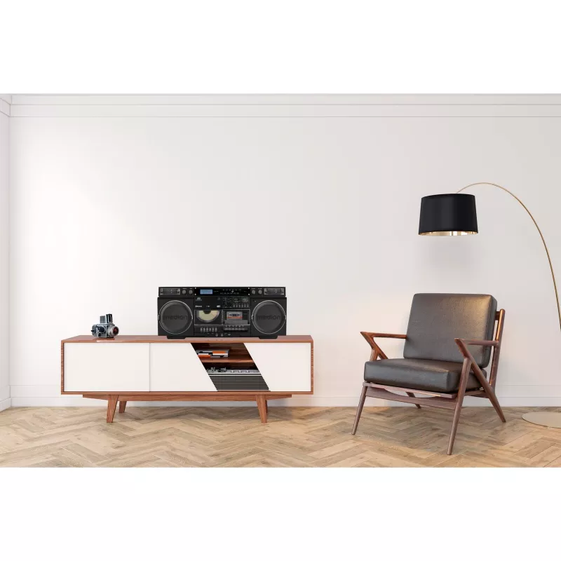 Sistema musicale MEDION LIFE P66538 — 20 W, diffusori a 2 vie, DAB+/FM/PLL, Bluetooth, display LCD, nero