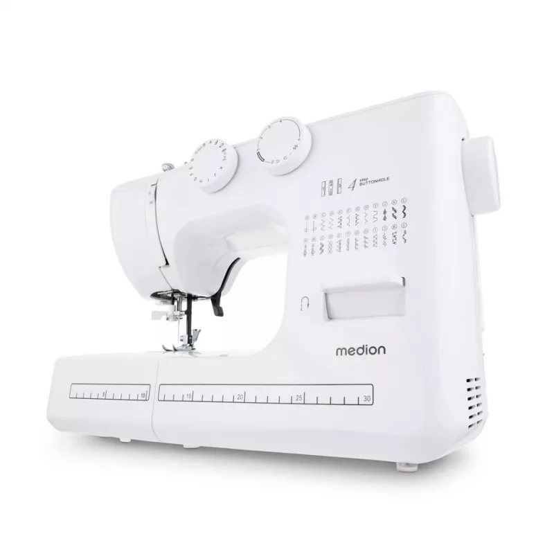 Macchina da cucire MEDION LIFE SM60 elettrica 60W 3 spole bianca
