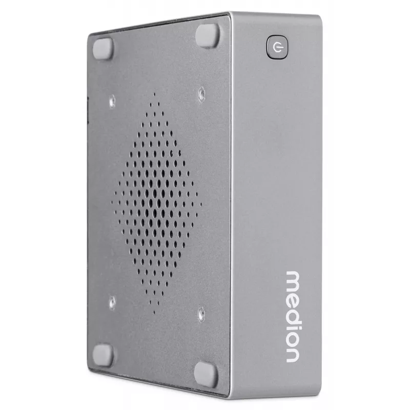MEDION S06 MD35300 Intel® Core™ i5 i5-1335U 16 GB DDR4-SDRAM 512 GB SSD Mini-PC argento