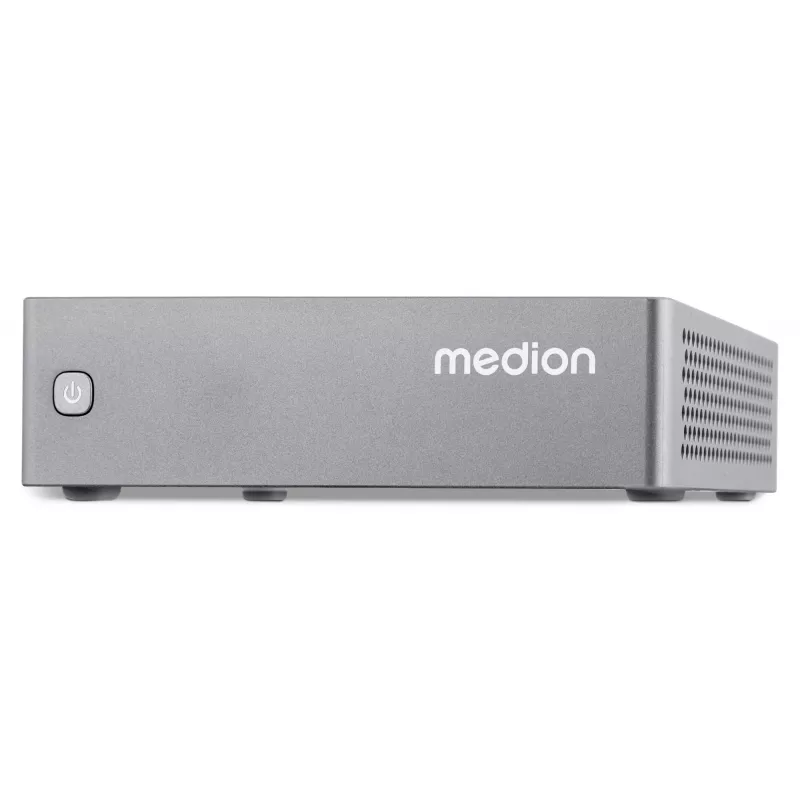 MEDION S06 MD35300 Intel® Core™ i5 i5-1335U 16 GB DDR4-SDRAM 512 GB SSD Mini-PC argento
