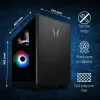 ERAZER Bandit P20 MD35462 Intel Core Ultra 7 265F 32 GB DDR5-SDRAM 1 TB SSD NVIDIA GeForce RTX 5070 Windows 11 Tower-PC nero