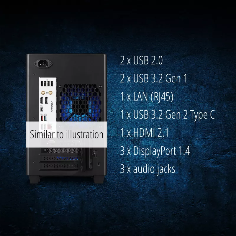 ERAZER Bandit P20 MD35462 Intel Core Ultra 7 265F 32 GB DDR5-SDRAM 1 TB SSD NVIDIA GeForce RTX 5070 Windows 11 Tower-PC nero