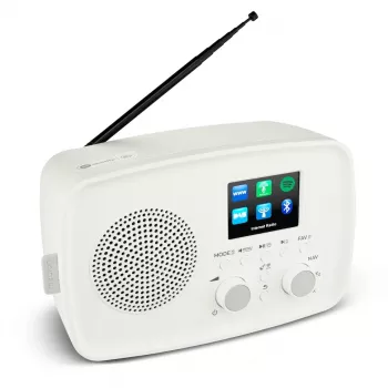 Radio internet MEDION 50078821 — DAB+/FM, Wi‑Fi 802.11a/b/g, 5 W RMS, TFT 2.4