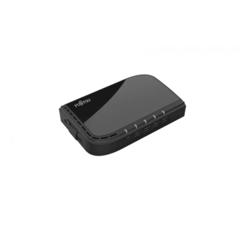 Fujitsu S26391-F6099-L404 hub interfacce USB 3.2 Gen 1 (3.1 Gen 1) Type-C nero