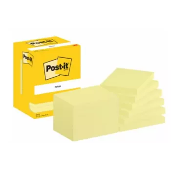 3M 7100290168 Blocco per appunti rettangolare giallo 100 fogli autoadesivo